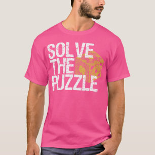 Solve The Puzzle Quiz Gift Jigsaw Puzzle Pieces Ga T-Shirt