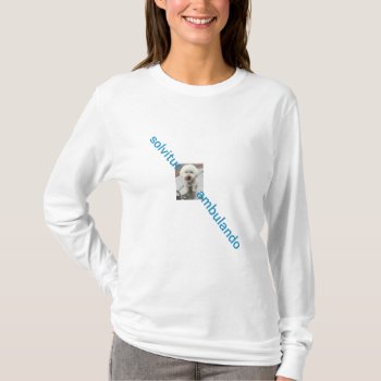 Solvitur Ambulando! It Is Solved By Walking! T-shirt by edentities at Zazzle