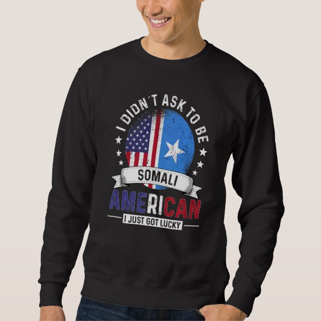 Somali American Countries Flags Pride Country Soma Sweatshirt (Front)