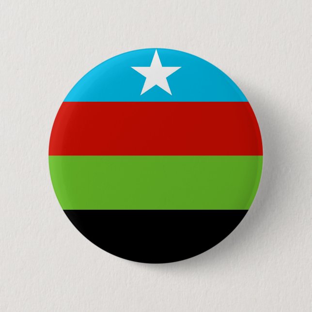 Somali Bantu Liberation Movement Flag Pinback Button (Front)