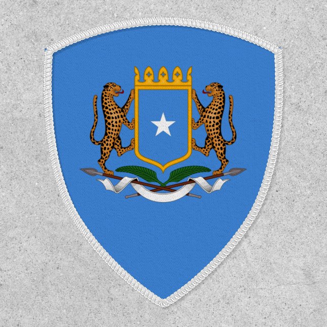 Somali Flag & Coat of Arms, Flag of Somalia Patch (Front)