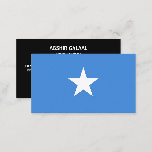 Somali Flag Flag of Somalia Business Card
