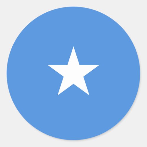 Somali Flag Flag of Somalia Classic Round Sticker