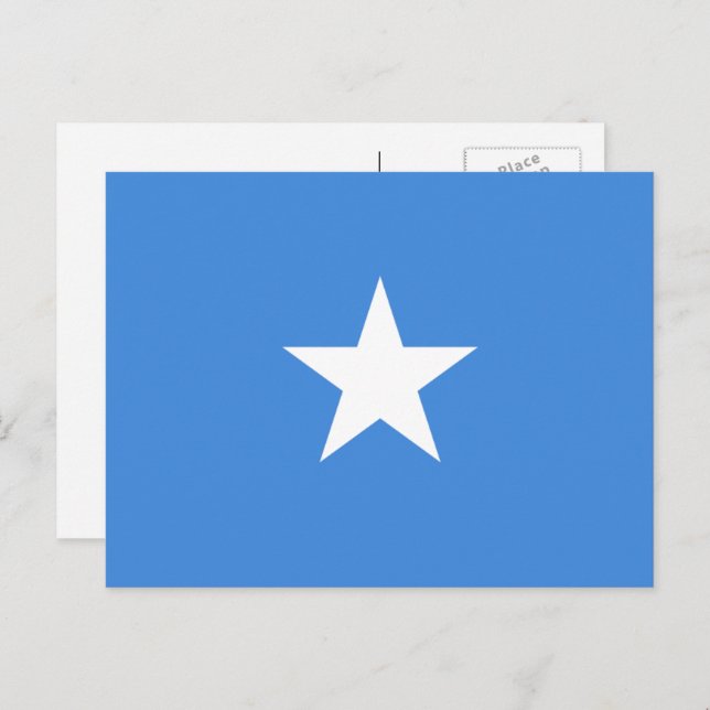 Somali Flag, Flag of Somalia Postcard (Front/Back)