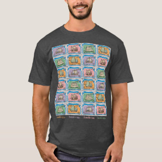 Somali Stamps 1994 Ships T-Shirt