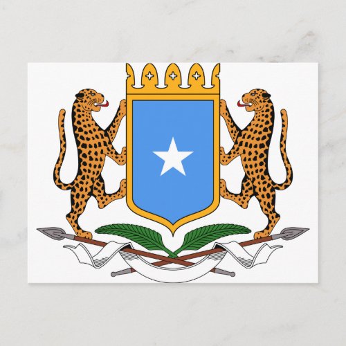 Somalia Coat of Arms Postcard