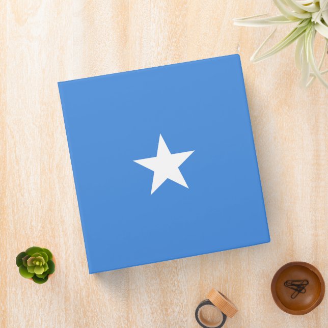 Somalia flag 3 ring binder (In Situ)