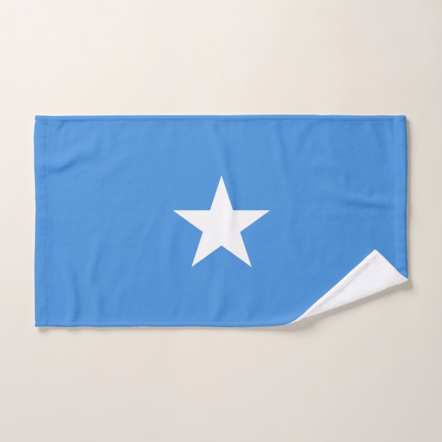 Somalia Flag Bath Towel Set (Hand Towel)