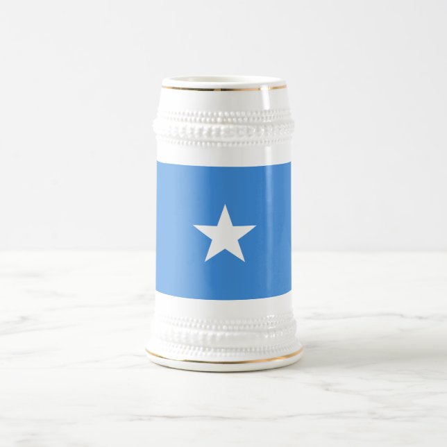 Somalia Flag Beer Stein (Center)