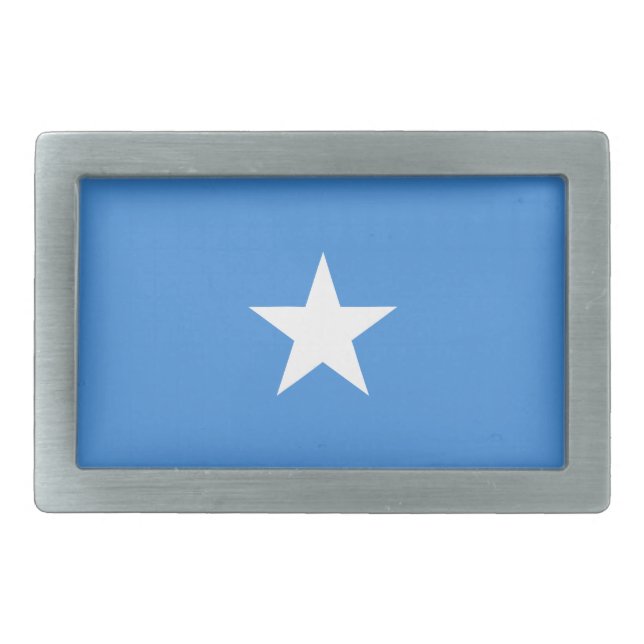 Somalia Flag Belt Buckle (Front)