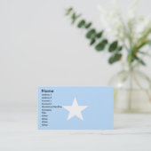 Somalia Flag Business Card (Standing Front)