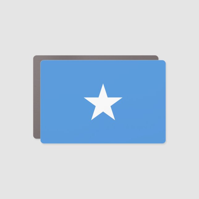 Somalia Flag Car Magnet (Front)