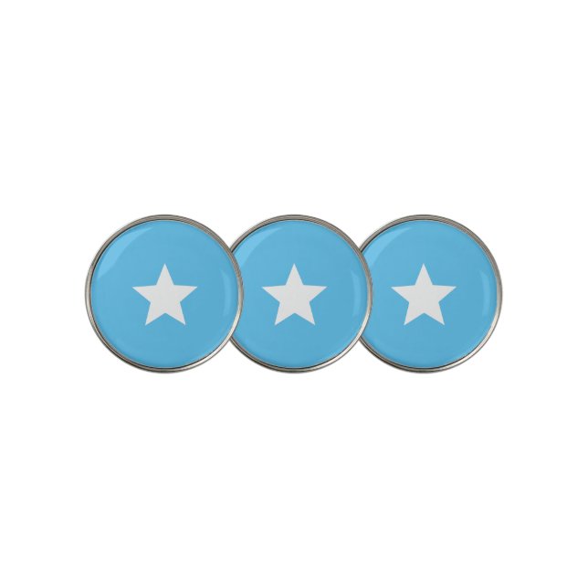 Somalia flag golf ball marker (3 Up)