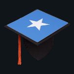 Somalia Flag Graduation Cap Topper<br><div class="desc">The Somalia flag is a one coloured field with a star. The used colors in the flag are blue,  white. The proportion of the Somalia flag is 2:3. The Flag of Somalia was adopted in 1954.</div>