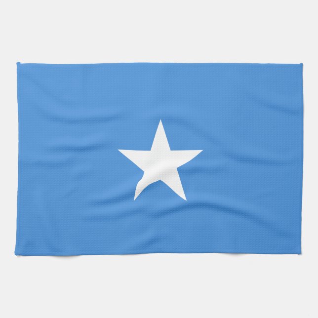 Somalia Flag Kitchen Towel (Horizontal)