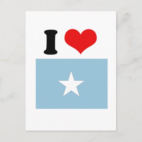 Somalia Flag Postcard