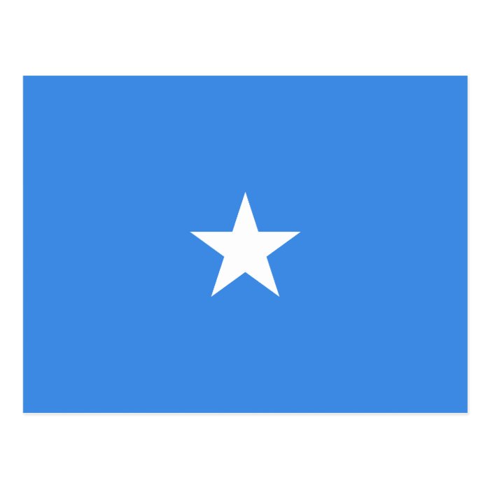 Somalia Flag Postcard