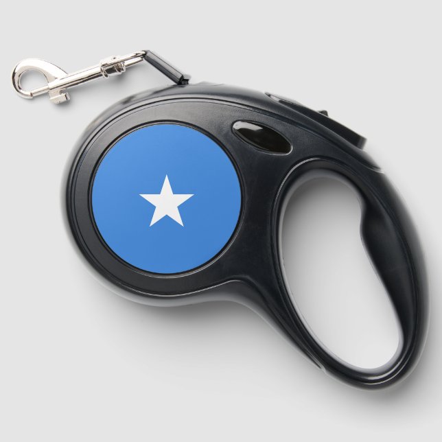 Somalia flag retractable pet leash  (Front)