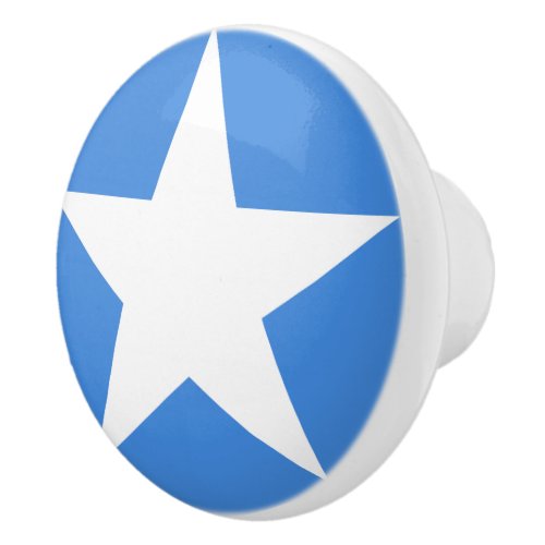 somalia flag roundel symbol star country army mili ceramic knob