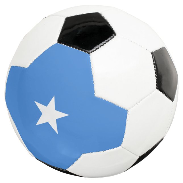 somalia flag soccer ball (Three Quarter)