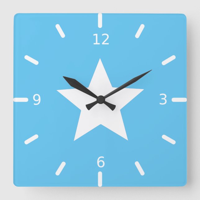 Somalia flag  square wall clock (Front)