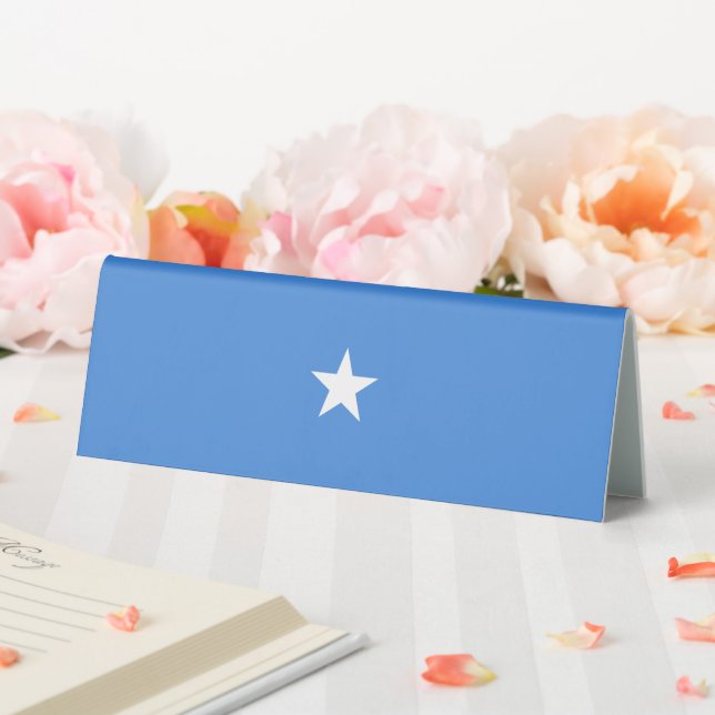 Somalia flag table tent (In SItu (Wedding))