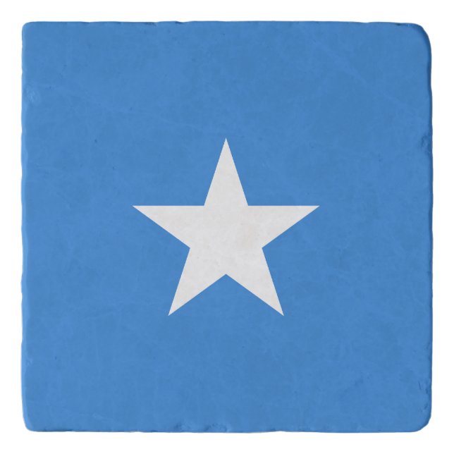 Somalia Flag Trivet (Front)