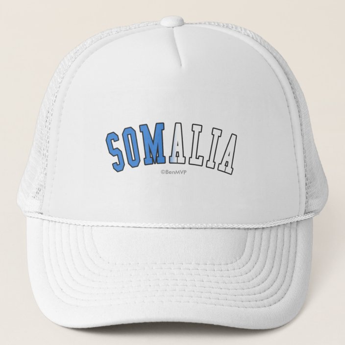 Somalia in National Flag Colors Trucker Hat