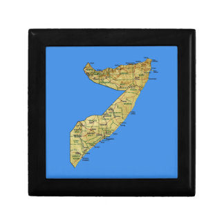 Somalia Map Gift Box