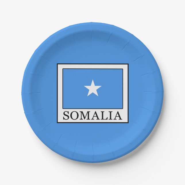 Somalia Paper Plates (Front)