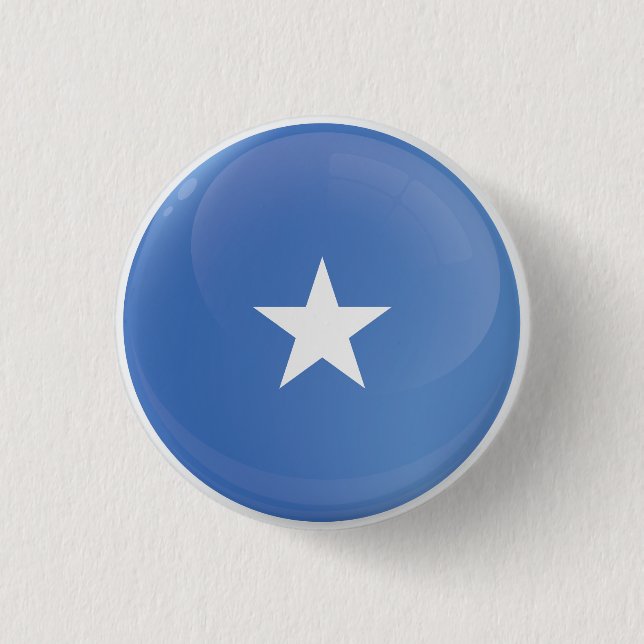 Somalia  Round Icon Flag Button (Front)