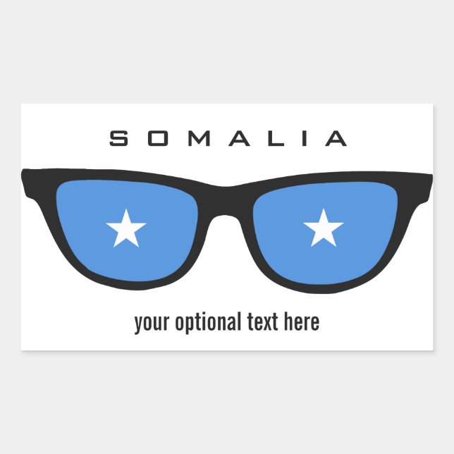 Somalia Shades custom stickers (Front)