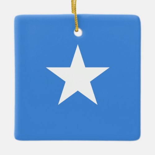 Somalia Somalian Flag Ceramic Ornament