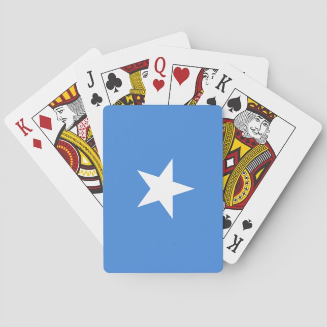 Somalia (Somalian) Flag Poker Cards (Back)