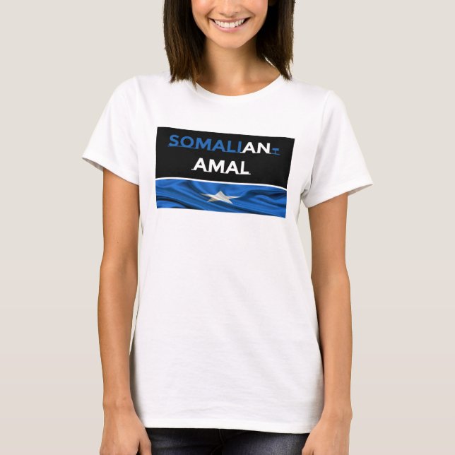 Somalian-Amal Women Tshirt (Front)