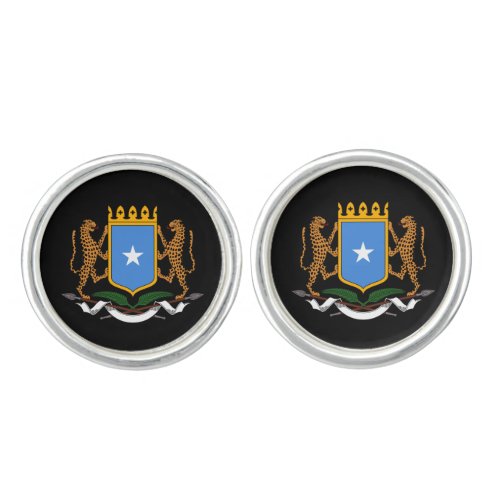 Somalian coat of arms cufflinks