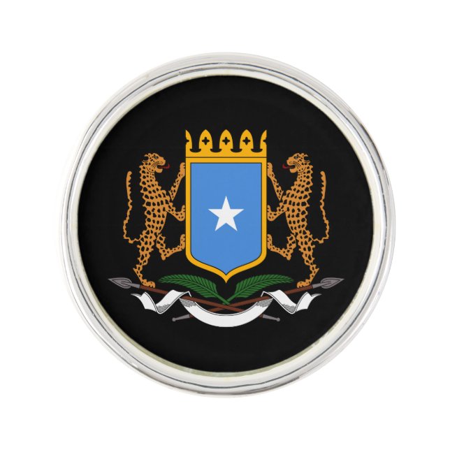 Somalian coat of arms pin (Front)