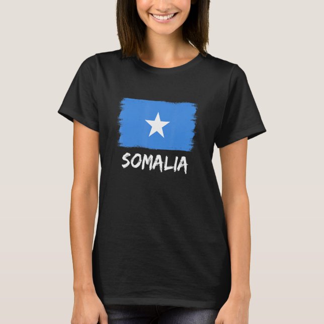 Somalian Flag Somalia 2 T-Shirt (Front)