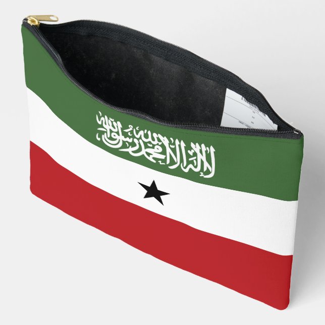 Somaliland flag accessory pouch (Open)