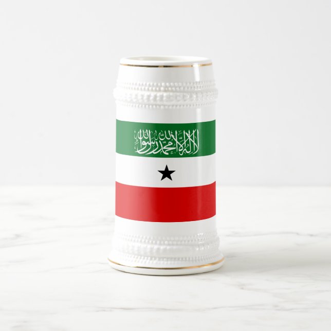 Somaliland Flag Beer Stein (Center)
