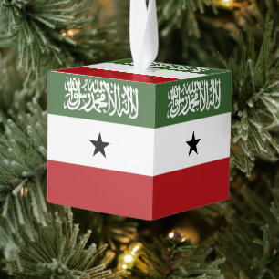 Somaliland flag cube ornament