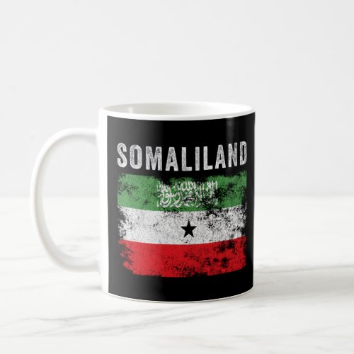Somaliland Flag Distressed Somalilander Flag  Coffee Mug