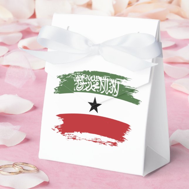 Somaliland flag favor boxes (Wedding)
