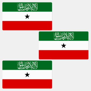 Somaliland Flag Labels