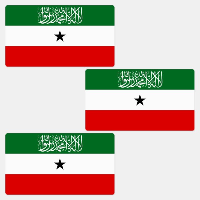 Somaliland Flag Labels (Group)