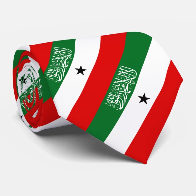 Somaliland Flag Neck Tie (Rolled)