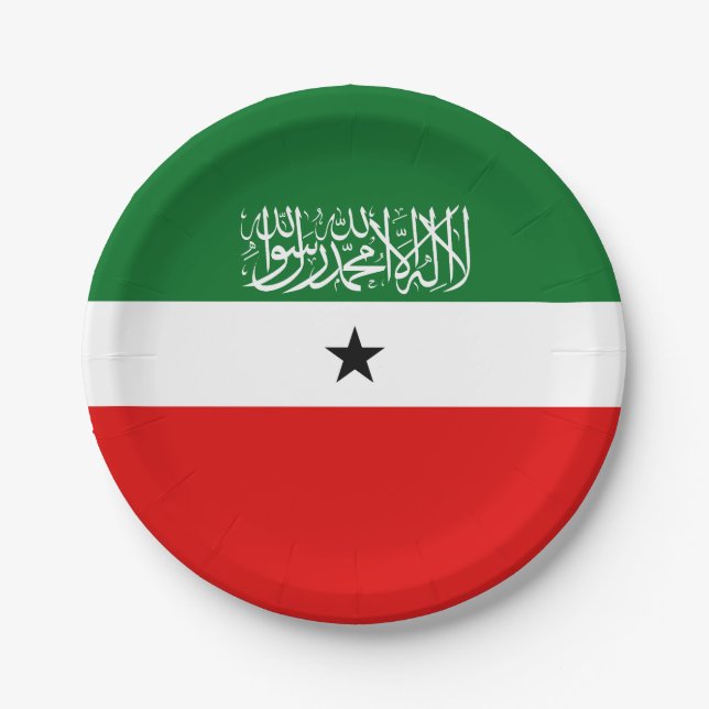 Somaliland Flag Paper Plates (Front)