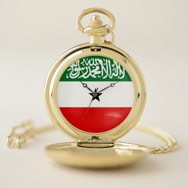 Somaliland Flag Pocket Watch (Inside)