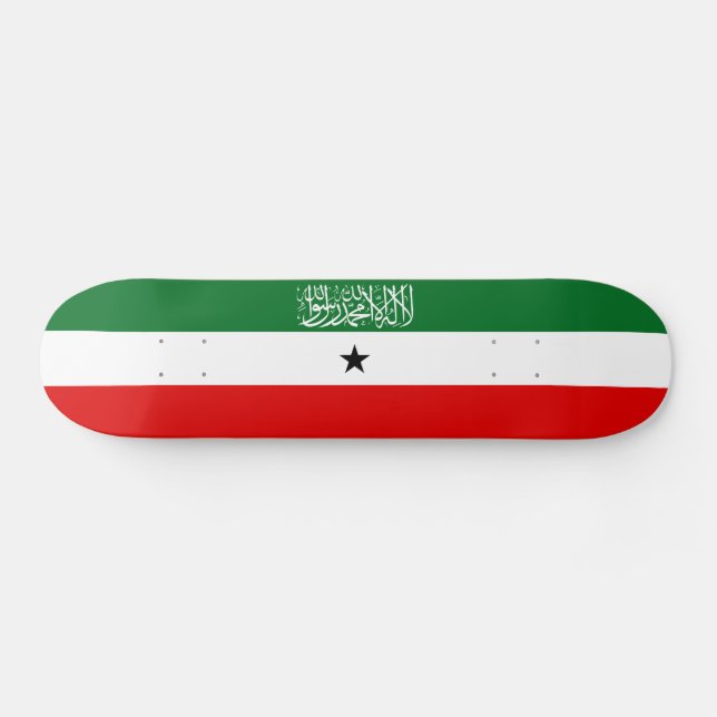 Somaliland Flag Skateboard (Horz)