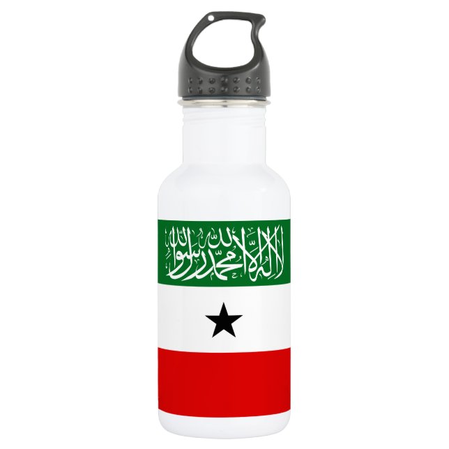 Somaliland Flag Stainless Steel Water Bottle (Front)